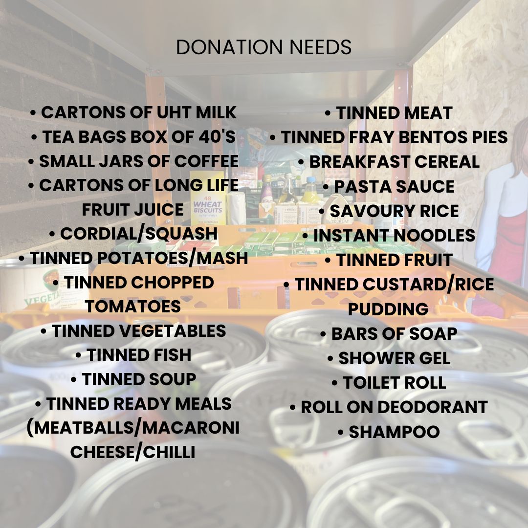 foodbank donation needs